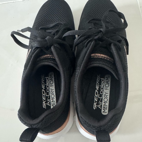 Skechers Flex Appeal Women’s Size 7.5 Black Athletic Running Sneakers - Picture 7 of 10